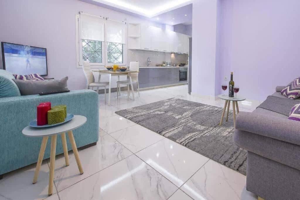 Вилла Modern Fully-Equipped House, 5 Min Walk From Metro Афины Экстерьер фото